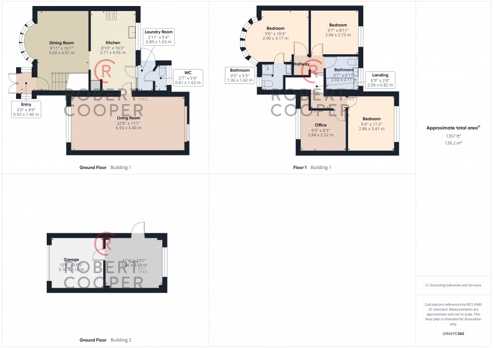 Floorplan for Dulverton Road, Ruislip