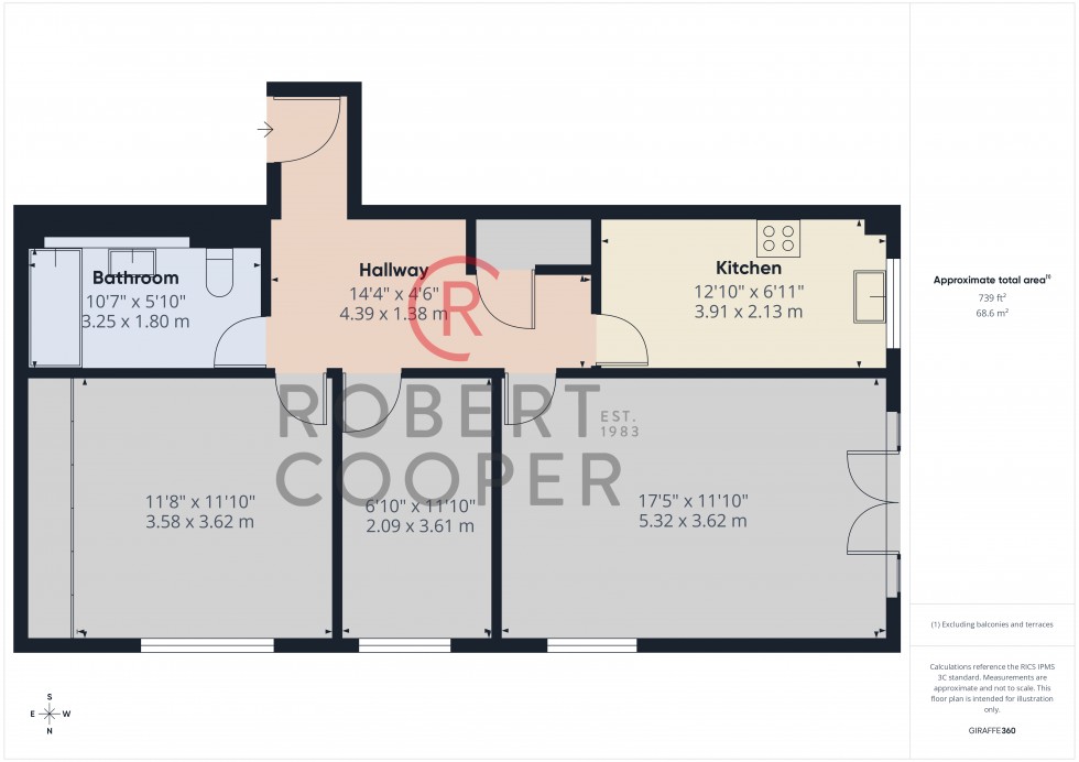 Floorplan for Southfield Park, Harrow