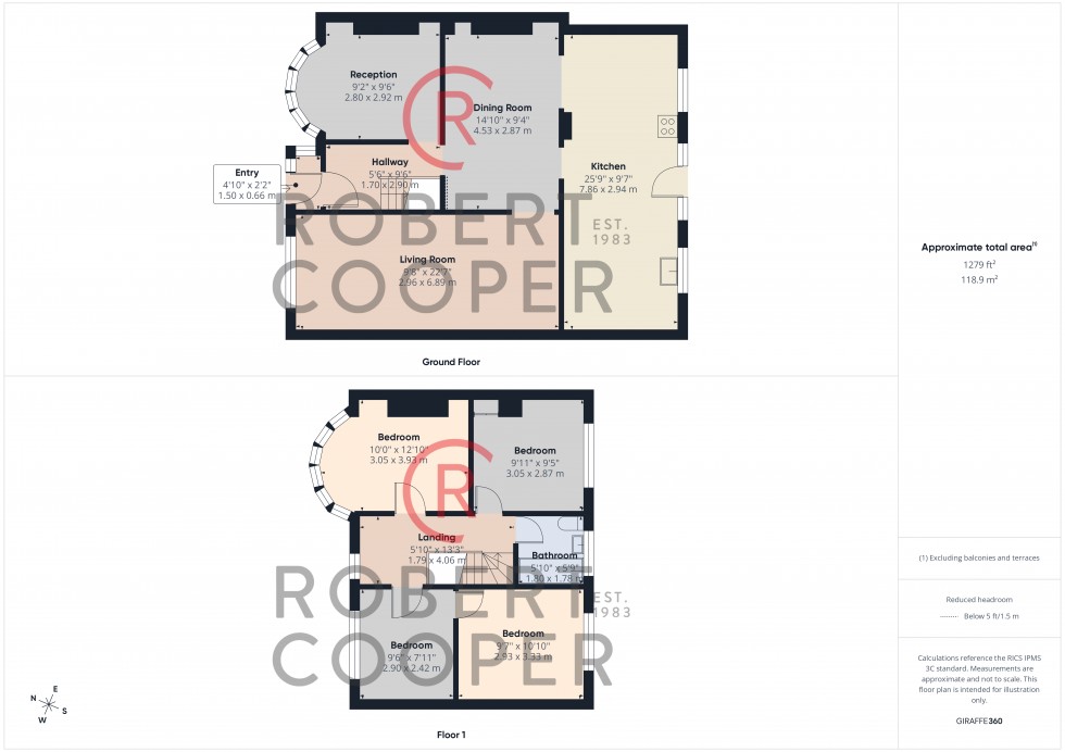 Floorplan for Paignton Road, Ruislip