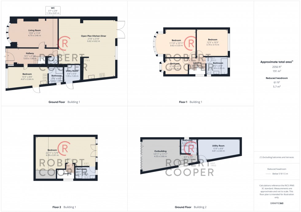 Floorplan for Eversley Crescent, Ruislip