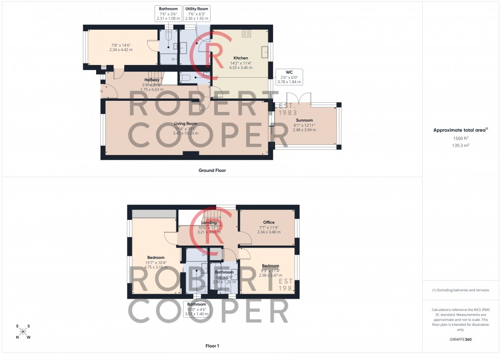 Floorplan for Pepys Close, Ickenham
