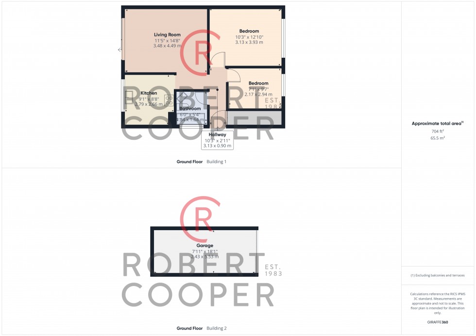 Floorplan for Manor Gardens, Ruislip