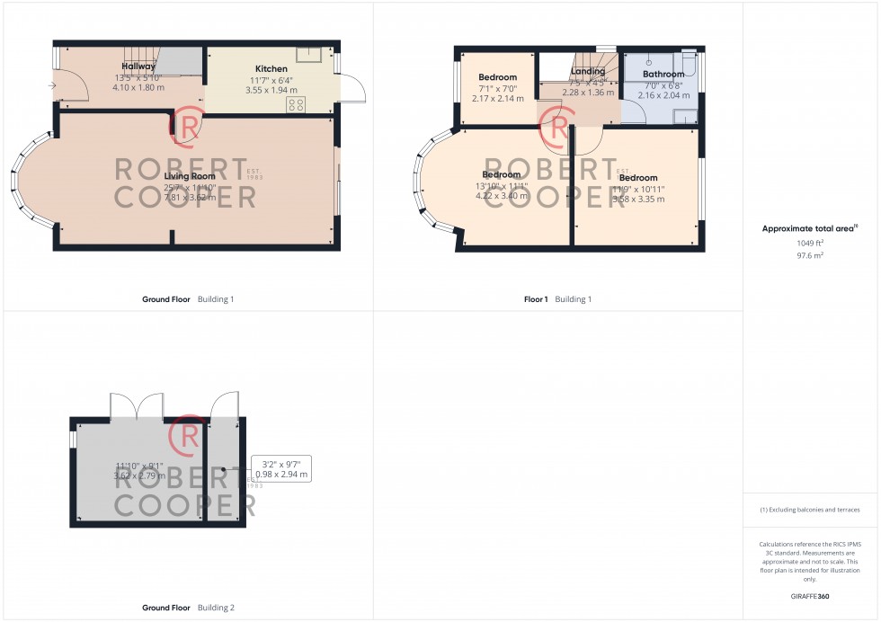 Floorplan for Kings Road, Harrow