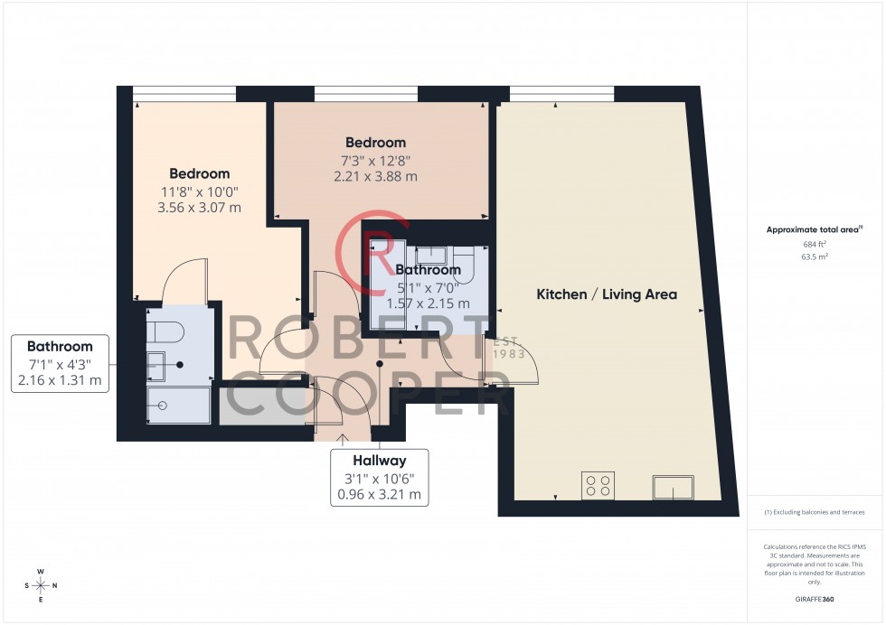 Floorplan for Field End Road, Eastcote