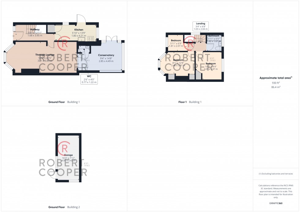 Floorplan for Wentworth Drive, Pinner