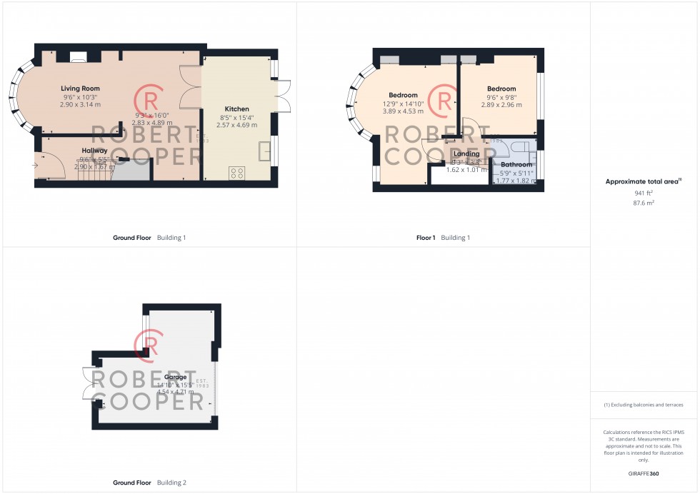 Floorplan for Whitby Road, Ruislip