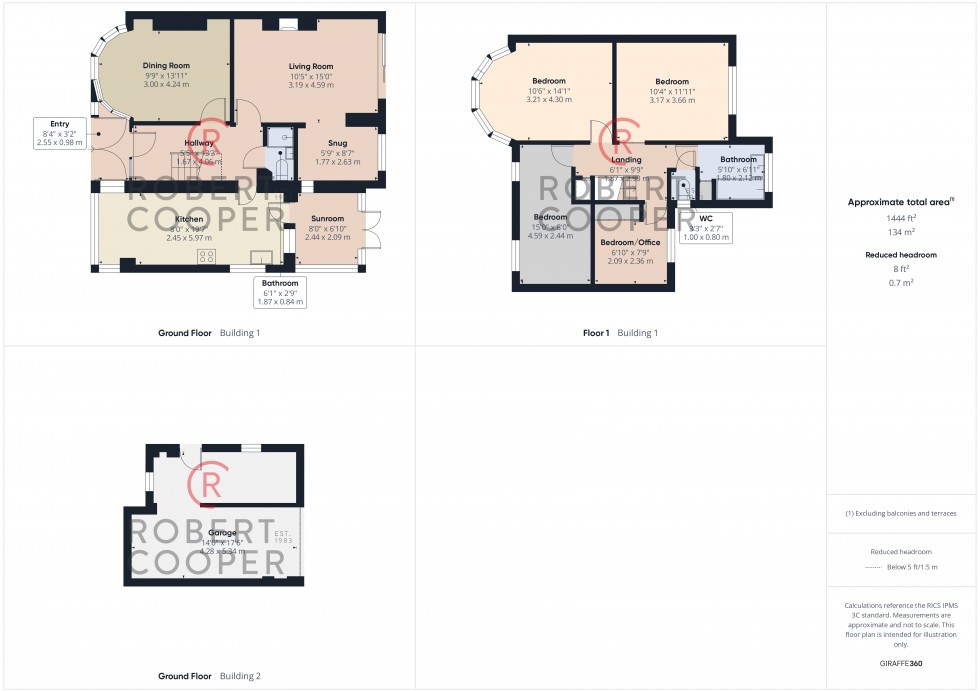 Floorplan for Lulworth Close, Harrow