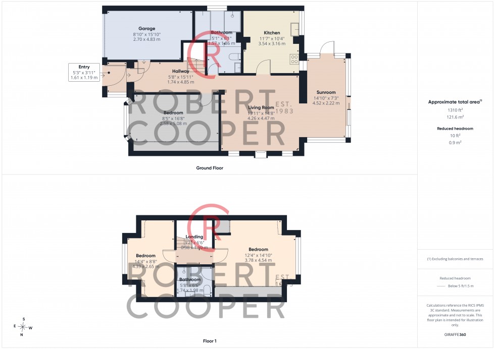 Floorplan for Sylvia Avenue, Hatch End