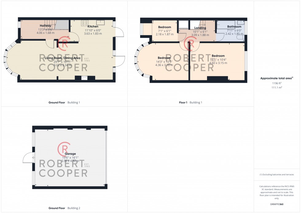 Floorplan for Exeter Road, Harrow