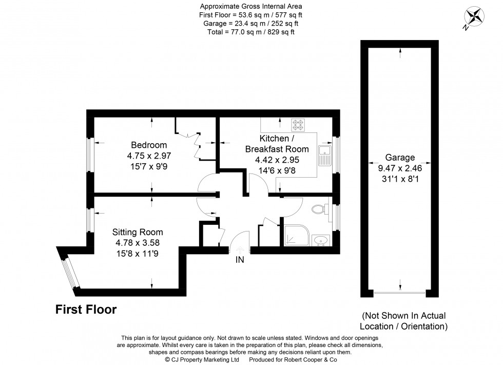 Floorplan for The Forresters, Eastcote, Middlesex