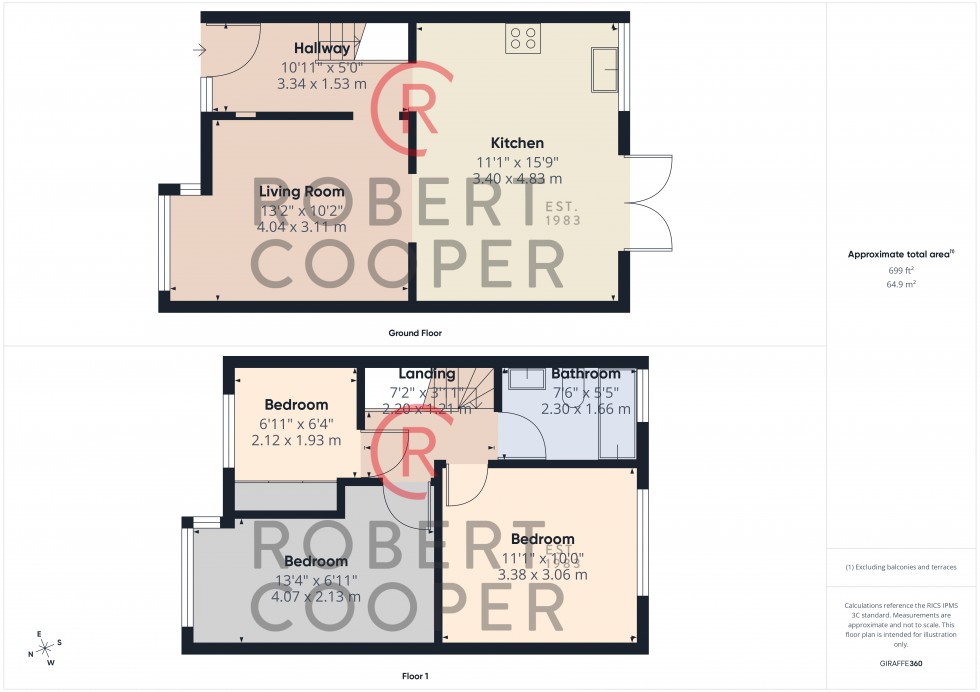 Floorplan for Toorack Road, Harrow