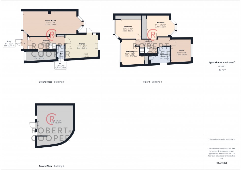 Floorplan for Fairview Crescent, Rayners Lane