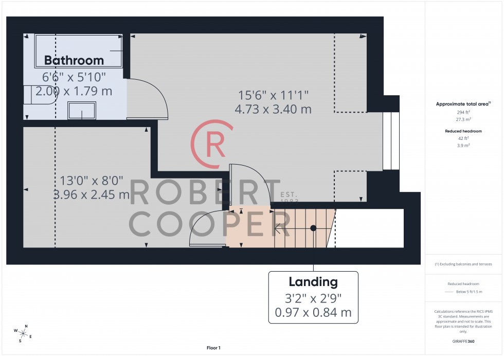 Floorplan for Hardy Avenue, Ruislip
