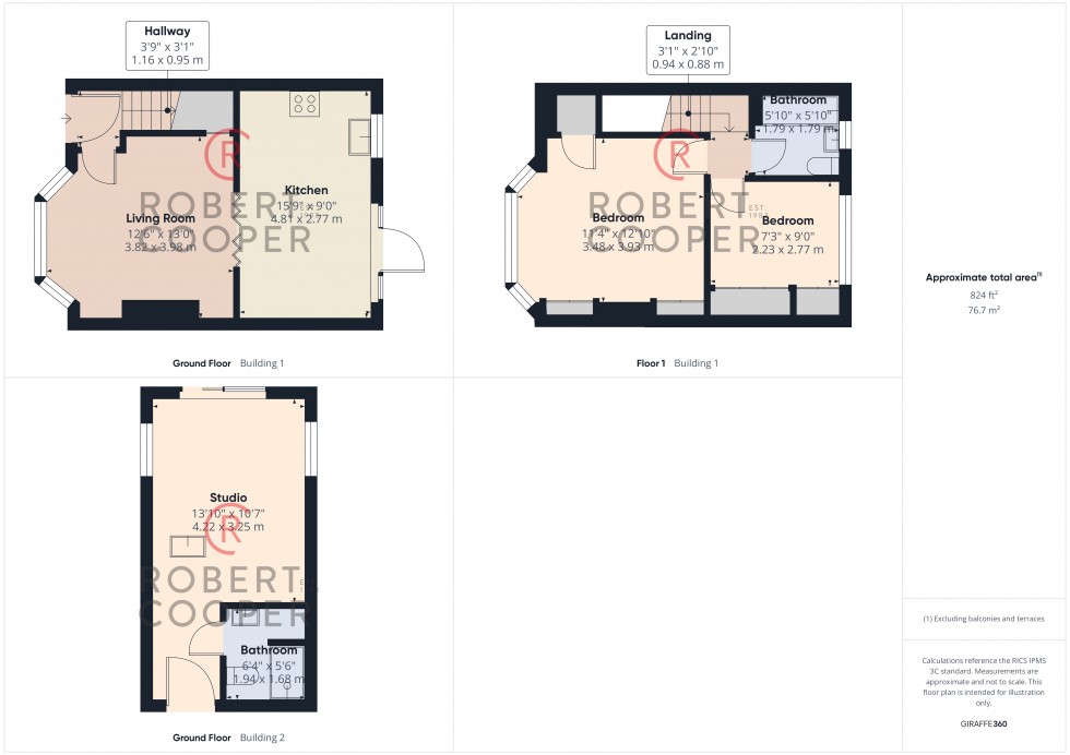 Floorplan for Royal Crescent, Ruislip