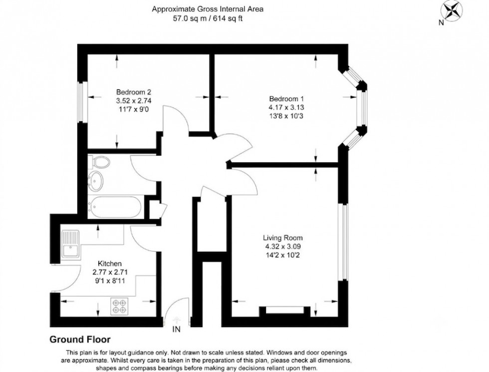 Floorplan for Meadow Road, Pinner