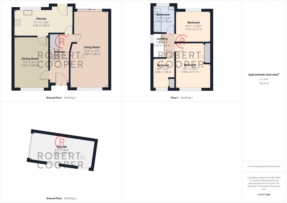 Floorplan for Field End Road, Eastcote