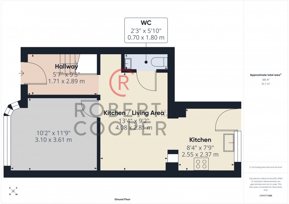 Floorplan for Manningtree Road, Ruislip