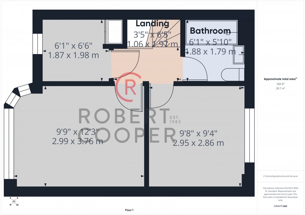 Floorplan for Manningtree Road, Ruislip