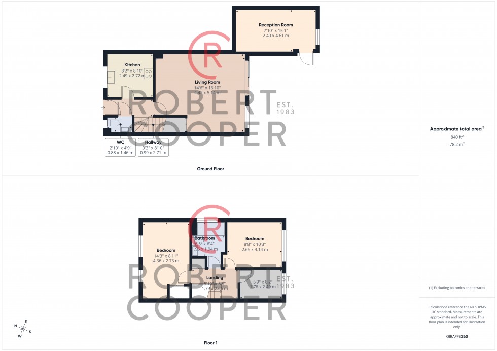 Floorplan for Hoylake Gardens, Ruislip, Middlesex