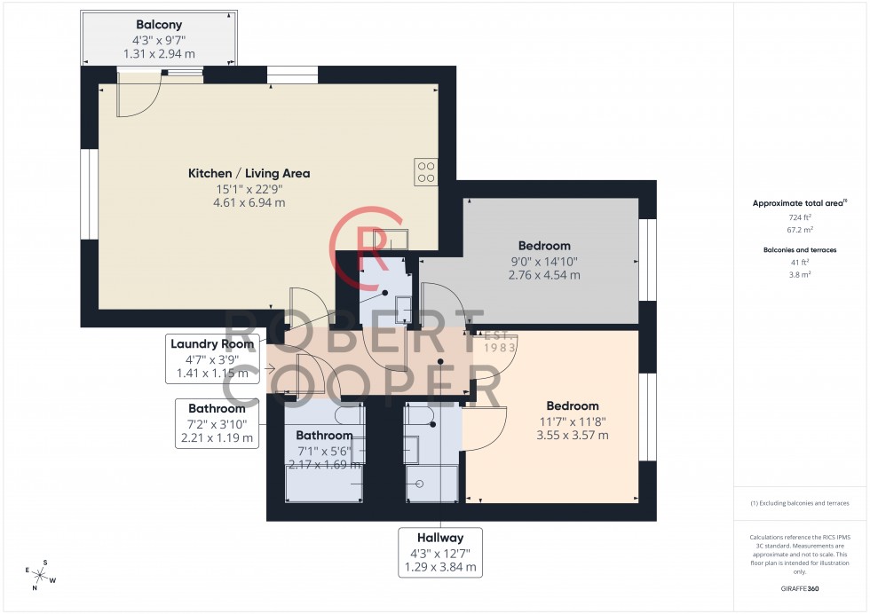 Floorplan for Arla Place, Ruislip