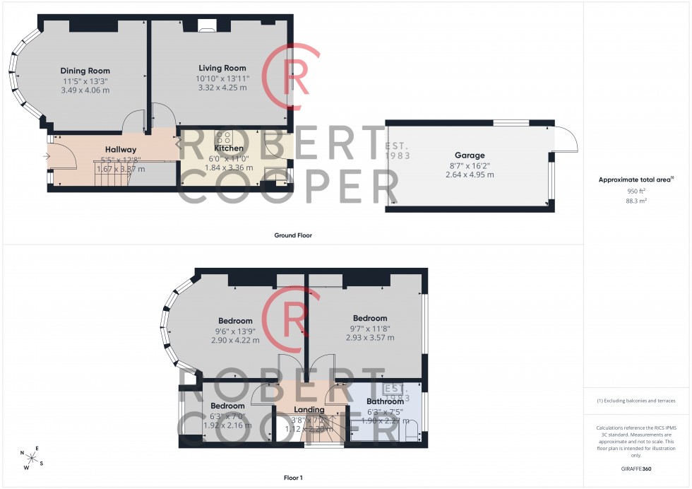 Floorplan for Eastcote Lane, Harrow