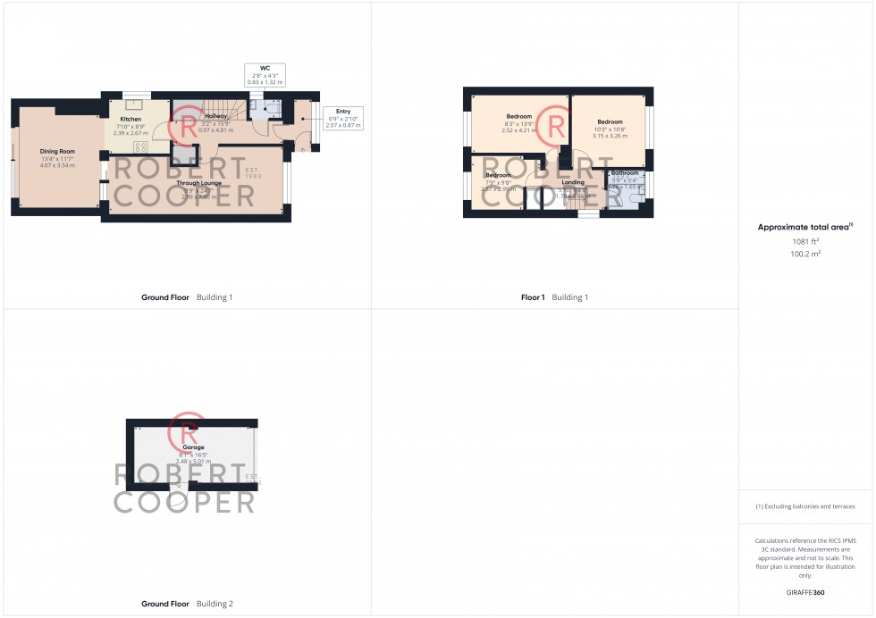 Floorplan for Wiltshire Lane, Pinner
