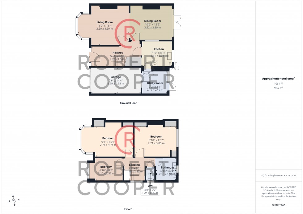 Floorplan for Lulworth Drive, Pinner