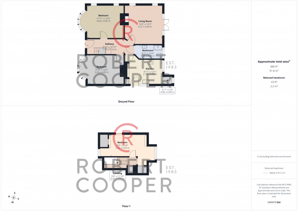 Floorplan for Acacia Avenue, Eastcote