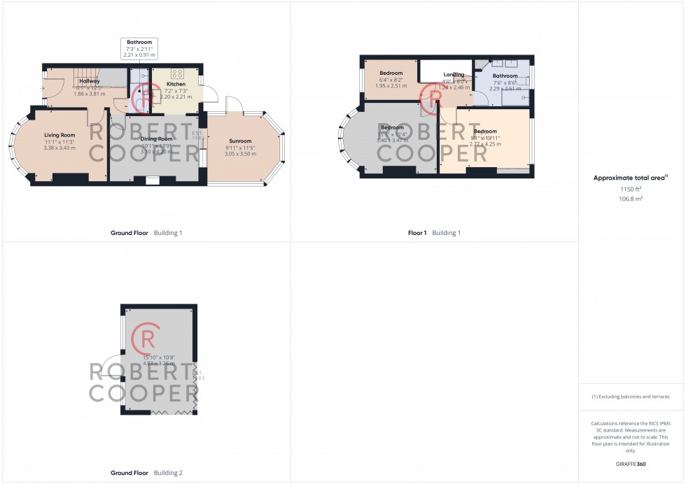 Floorplan for Lavender Avenue, Kingsbury