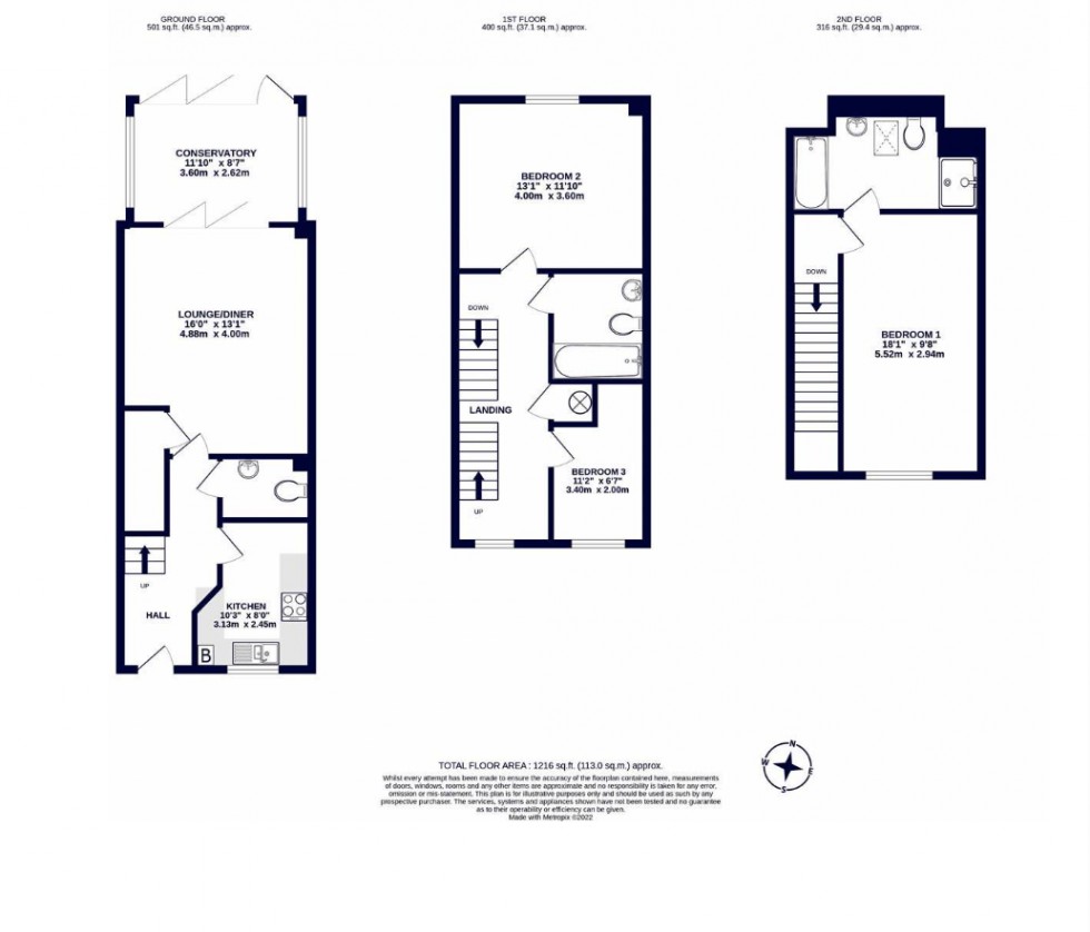Floorplan for Wren Lane, Eastcote, Middlesex
