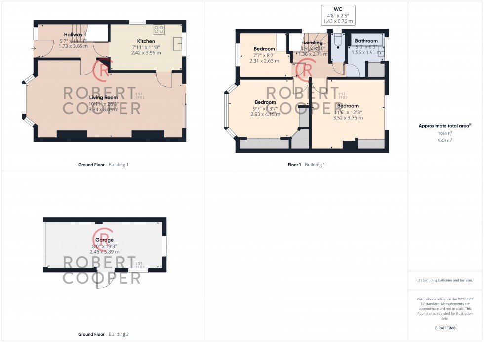 Floorplan for Wood Rise, Eastcote, Pinner