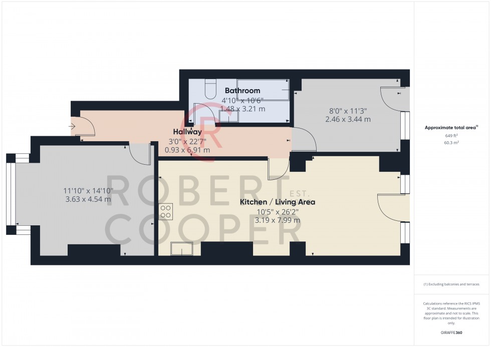 Floorplan for Dorset Road, Harrow