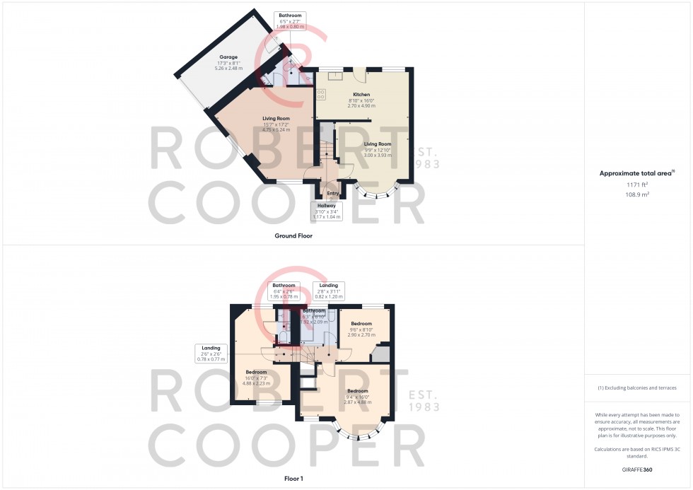 Floorplan for Ruislip Manor, Middlesex