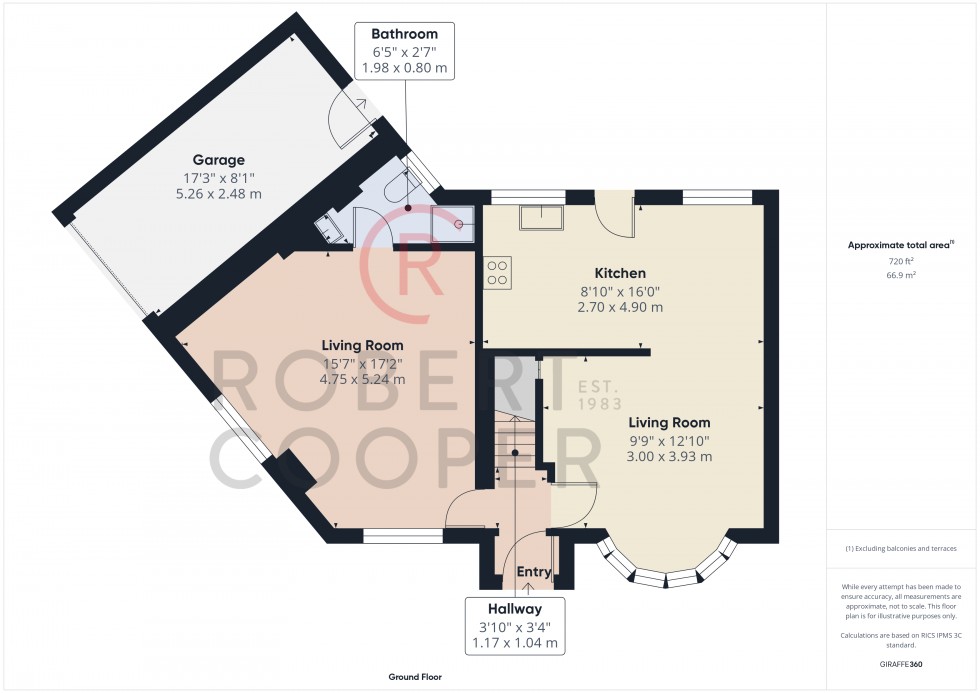 Floorplan for Ruislip Manor, Middlesex