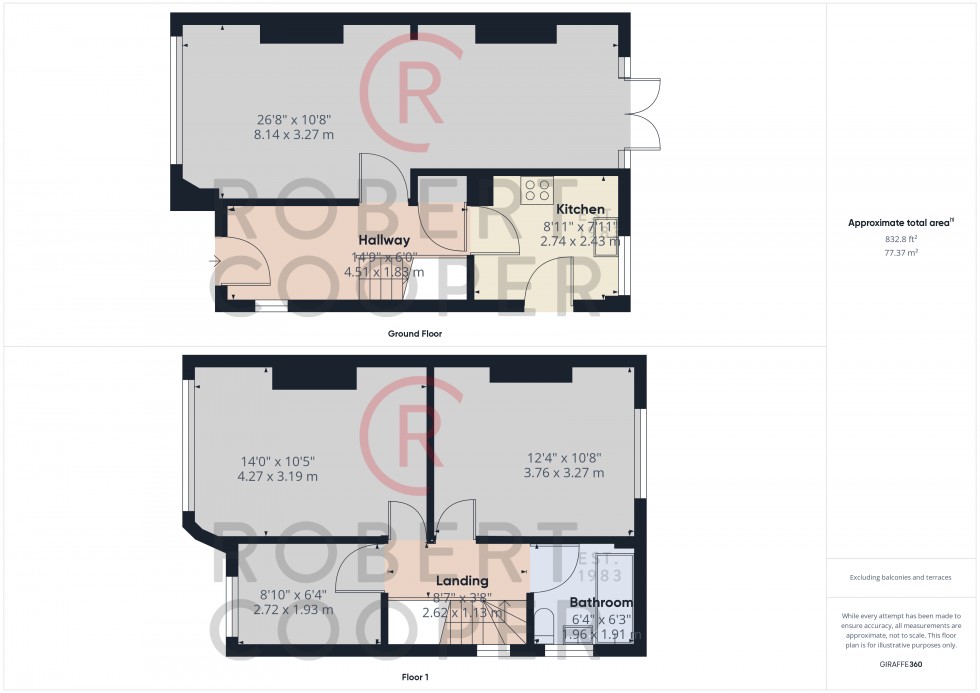 Floorplan for Long Drive, Ruislip