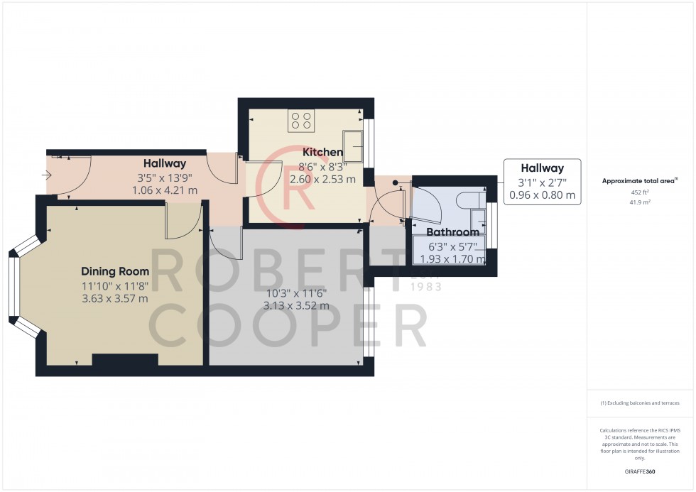 Floorplan for Carr Road, Northolt