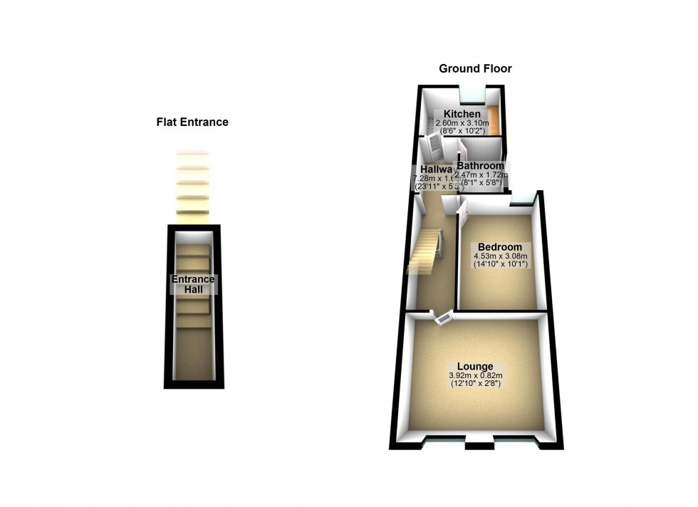 Floorplan for Money Lane, West Drayton