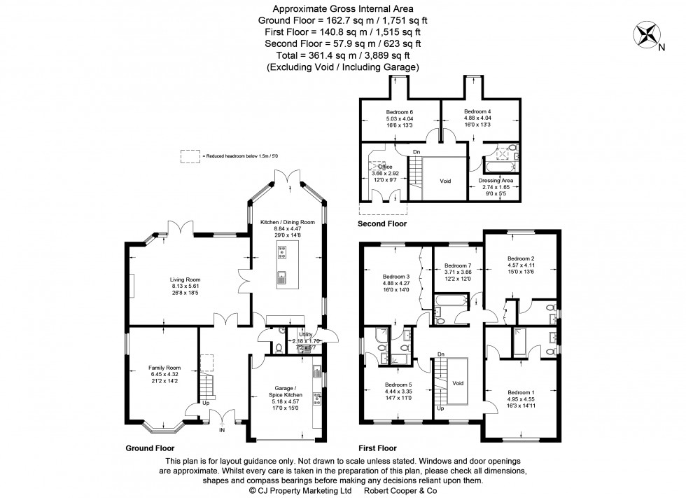 Floorplan for The Drive, Ickenham