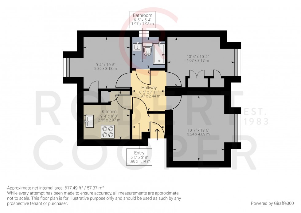 Floorplan for Station Approach, South Ruislip
