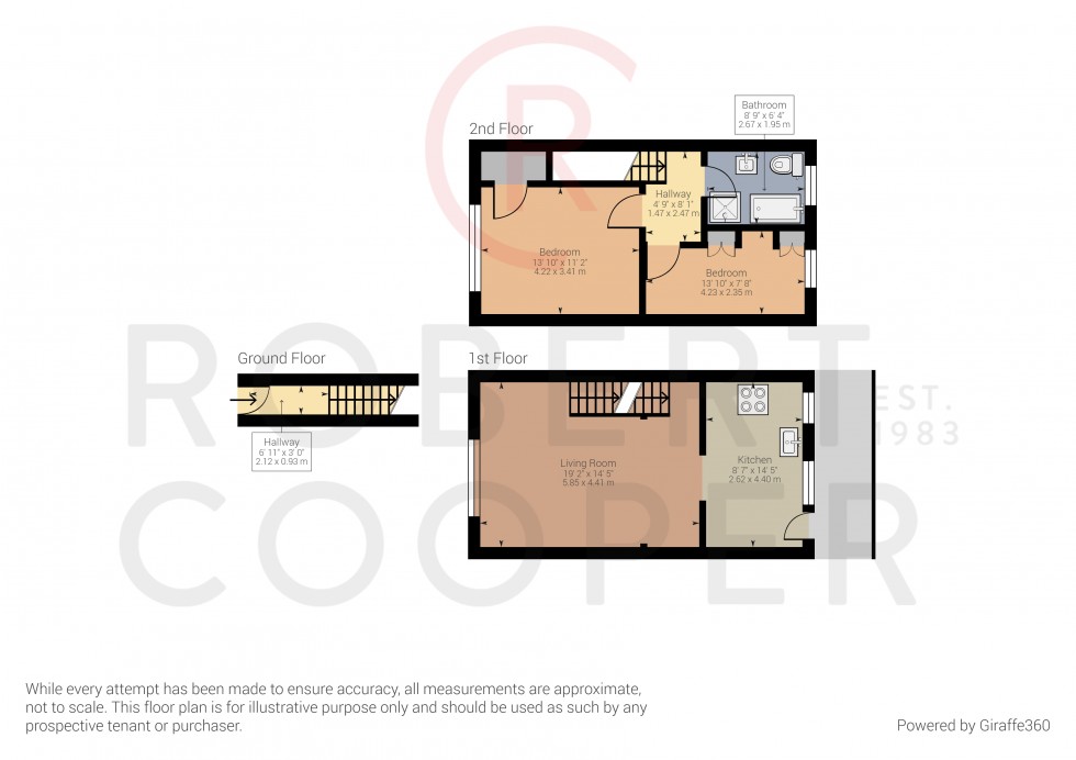 Floorplan for Rydal Way, Ruislip