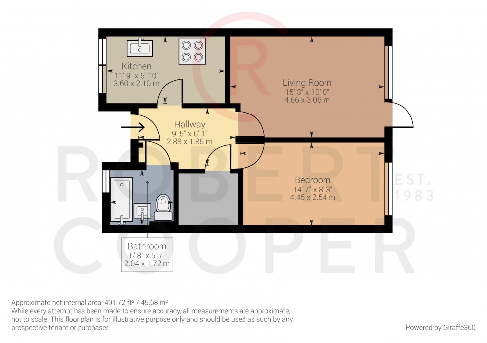 Floorplan for Lakeside Close, Ruislip