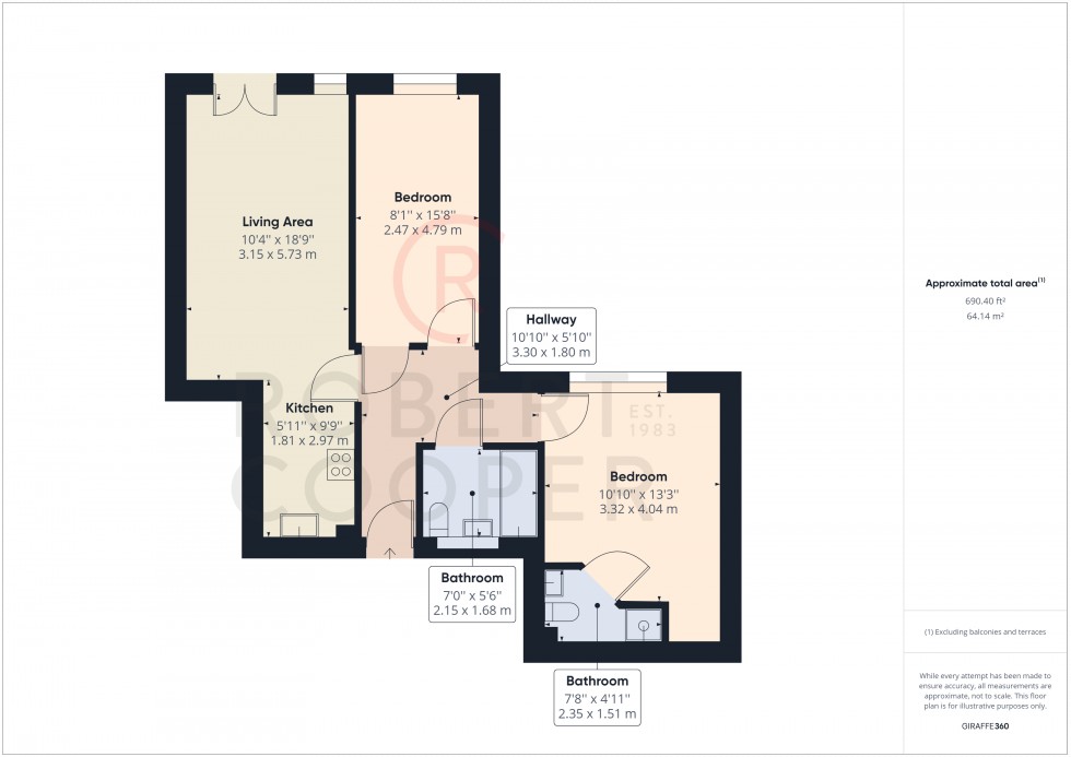 Floorplan for Kingsend, Ruislip