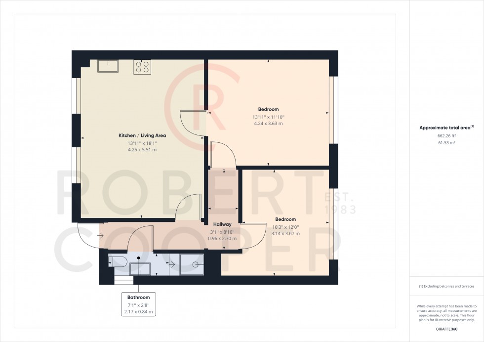 Floorplan for South Ruislip, Ruislip