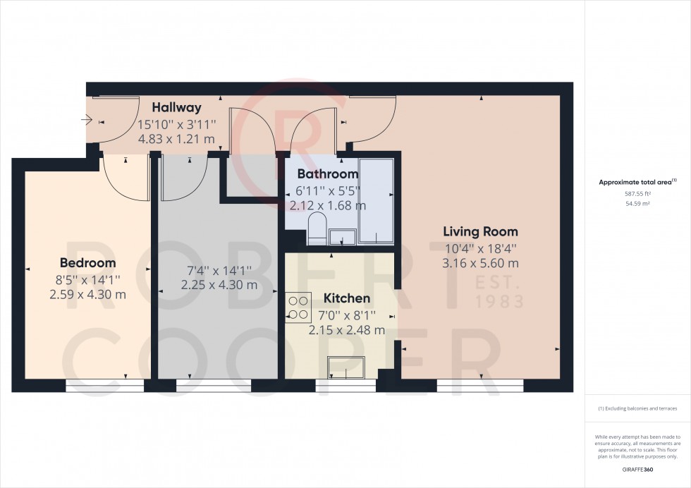 Floorplan for Exchange Walk, Pinner