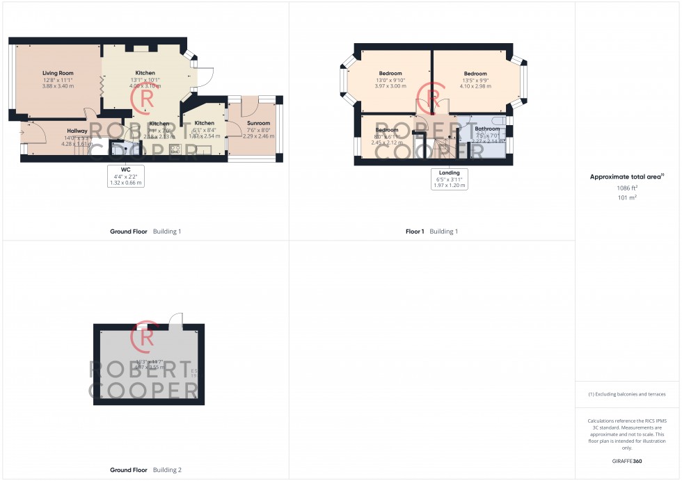 Floorplan for Royal Crescent, Ruislip