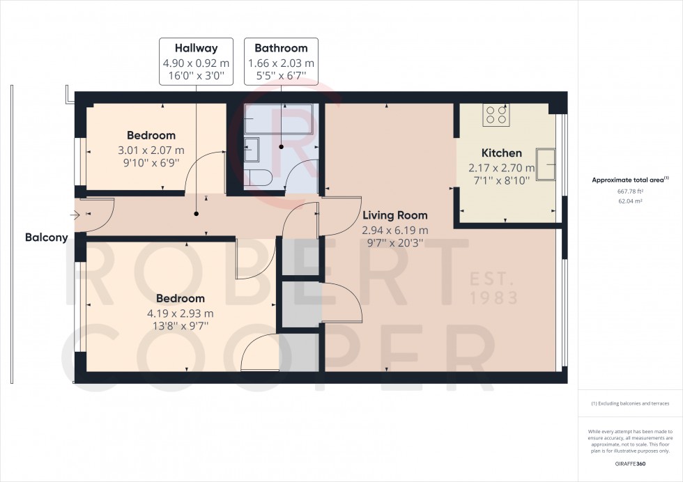 Floorplan for Victoria Road, Ruislip