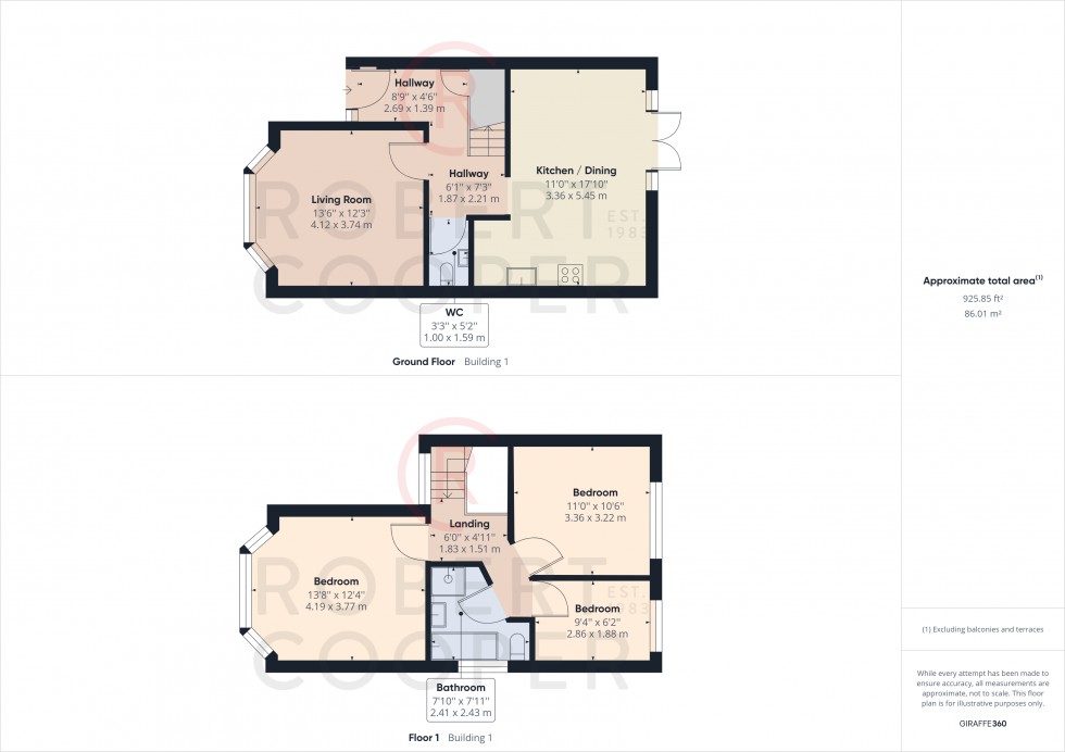 Floorplan for Middleton Drive, Pinner