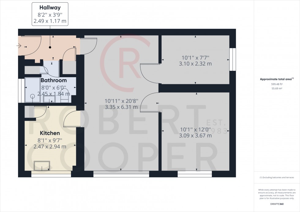 Floorplan for Church Road, Northolt