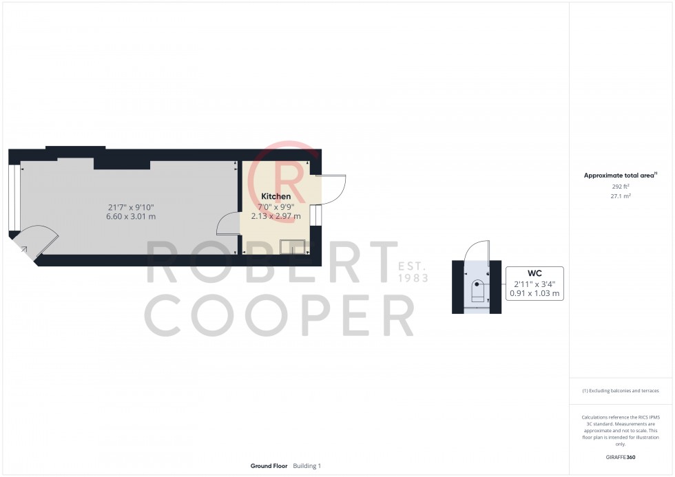 Floorplan for Field End Road, Pinner