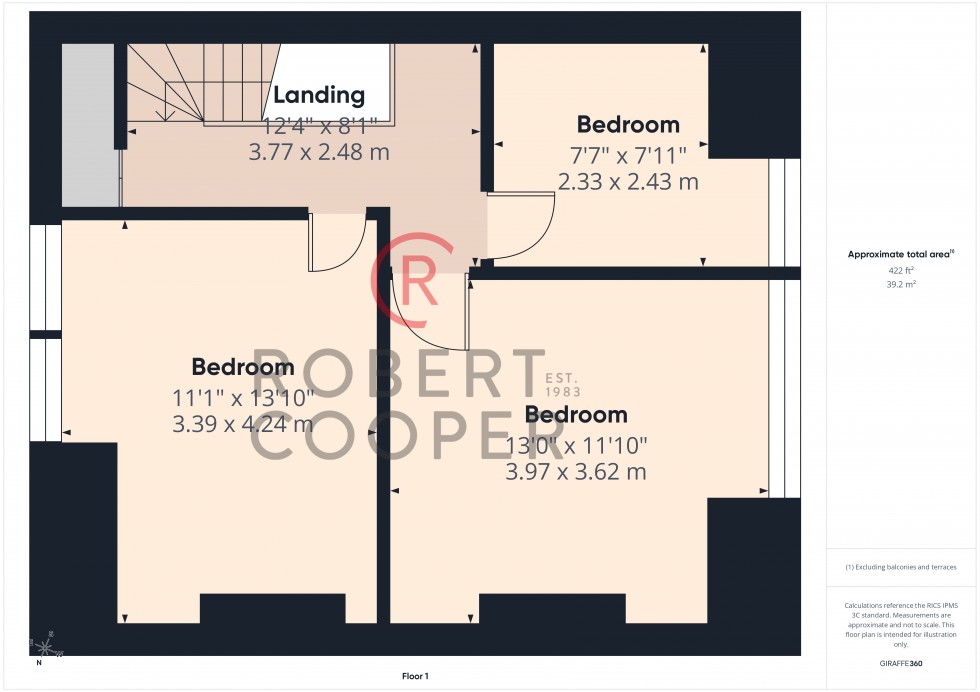 Floorplan for Field End Road, Eastcote